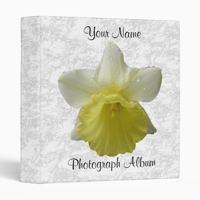 Customizable Dripping Daffodil Binder (Front/Spine)
