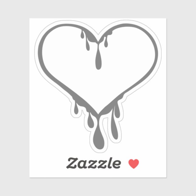 Customizable Dripping Heart (Sheet)
