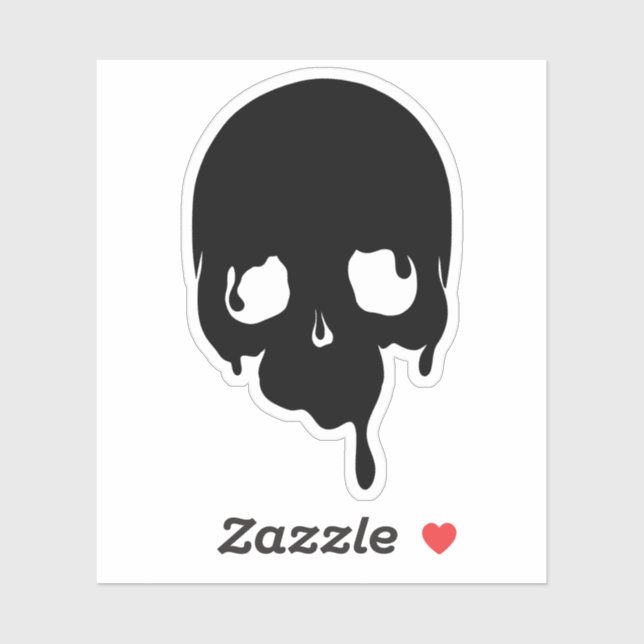 Customizable Dripping Skull (Sheet)