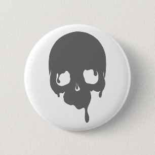 Customizable Dripping Skull 2 Inch Round Button