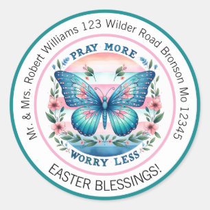 Customizable Easter Blessings Sticker
