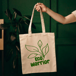 customizable Eco Warrior Reusable  Tote Bag