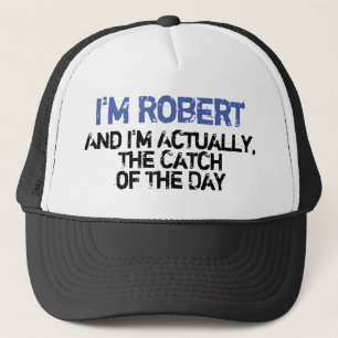 Customizable Editable Name Fishing Fisherman Fun Trucker Hat