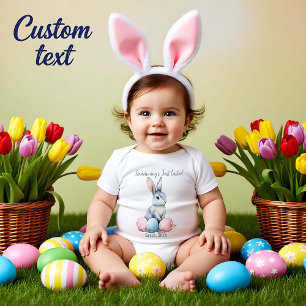 Customizable 🐇Egg-citing Bunny Romper