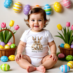 Customizable 🐇Egg-citing Bunny Romper