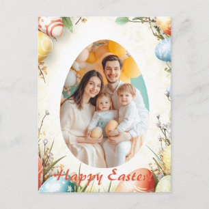 Customizable 🐇Egg-squisite Easter Memories Holiday Postcard