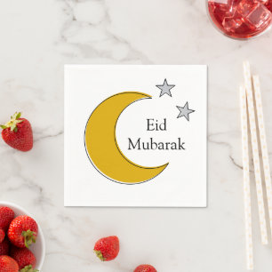 Customizable Eid Paper Napkins