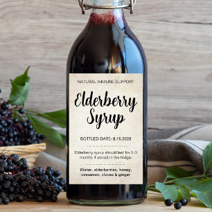 Customizable Elderberry Syrup Label ZEB_02