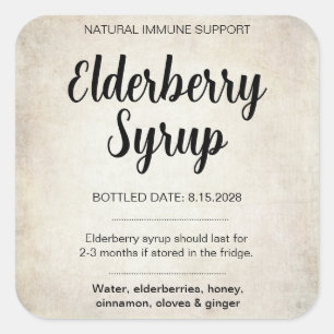 Customizable Elderberry Syrup Label ZEB_02