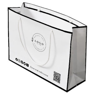 Customizable Elegance Tailored Business Large Gift Bag