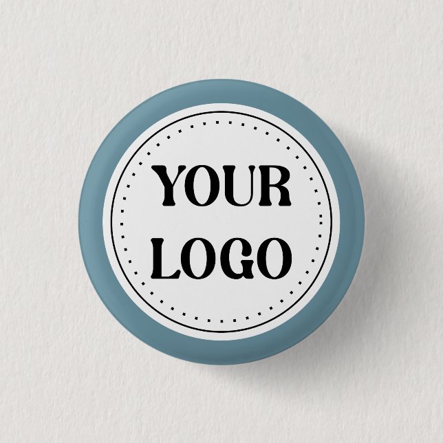 Customizable, elegant, bold & refined 1 inch round button (Front)