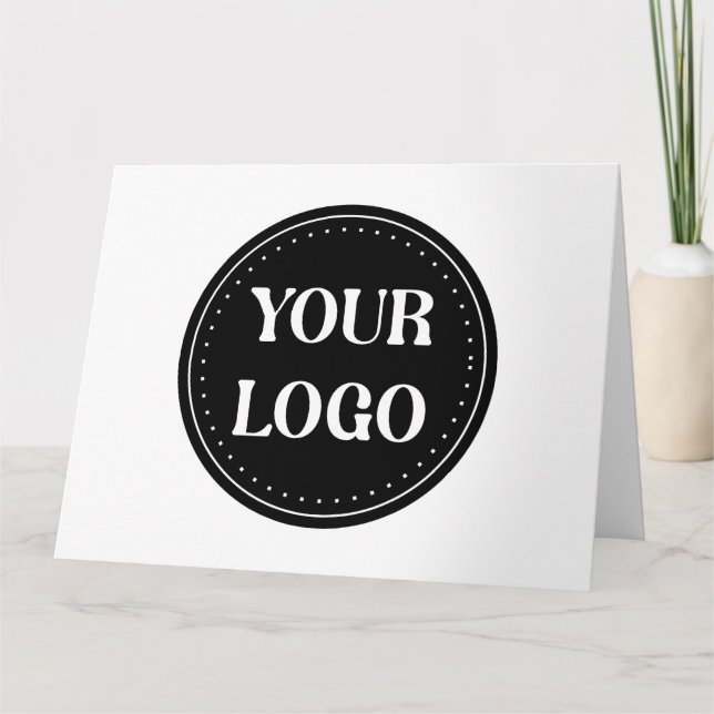 Customizable, elegant, bold & refined card (Front)