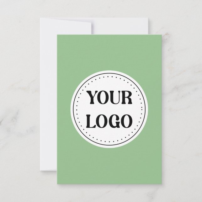 Customizable, elegant, bold & refined card (Front)