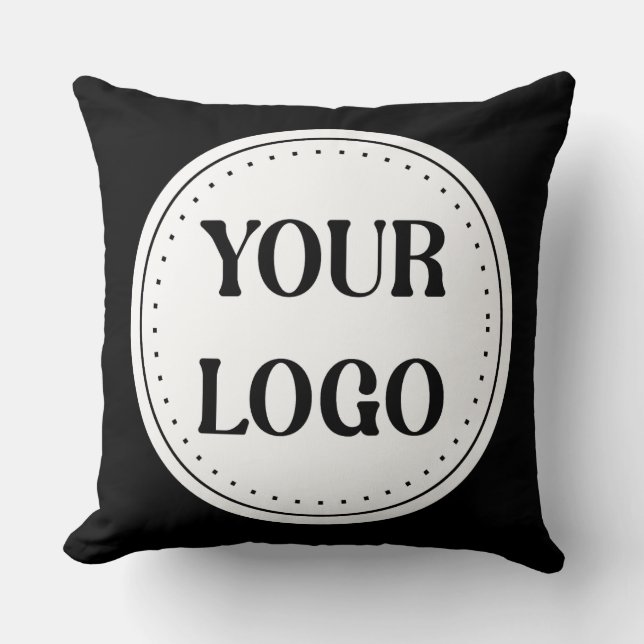 Customizable, elegant, bold & refined throw pillow (Front)