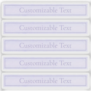 Customizable Elegant Light Lavender Purple