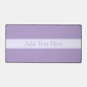 Customizable Elegant Light Lavender Purple Desk Mat