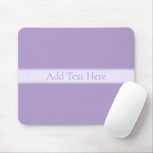 Customizable Elegant Light Lavender Purple Mouse Pad