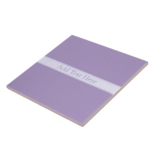 Customizable Elegant Light Lavender Purple Tile