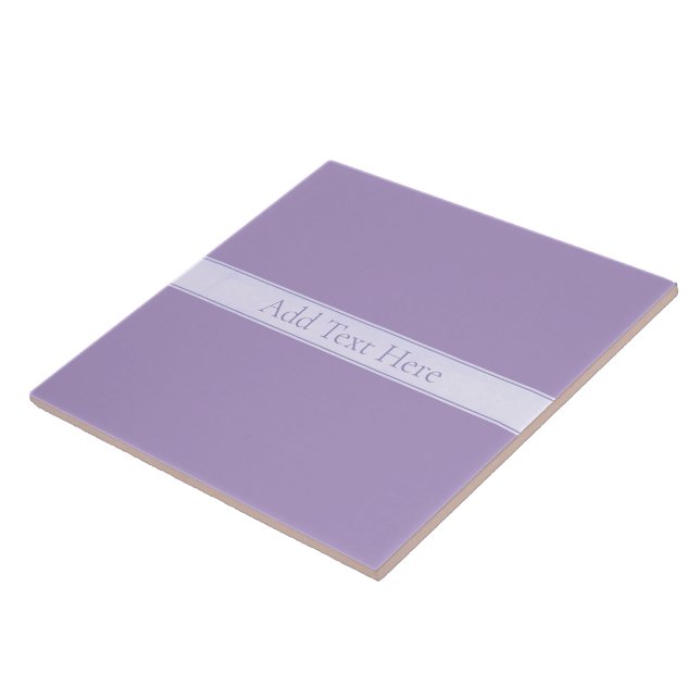 Customizable Elegant Light Lavender Purple Tile (Side)