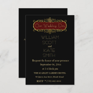 Customizable Elegant WEDDING INVITATION