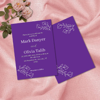 Customizable Elegant Wedding Invite