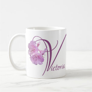 Customizable Emma name pink floral boho Coffee Mug