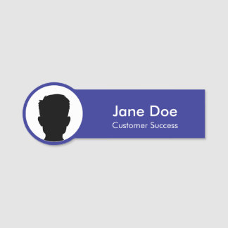 Customizable Employee Profile Card Name Tag