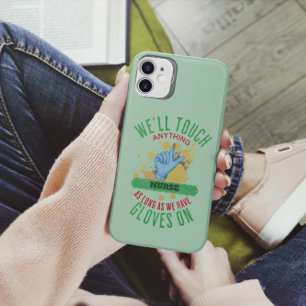 Customizable EMT/CRNA/CNA/LPN/DOCTOR Glove - NURSE iPhone 11 Pro Case