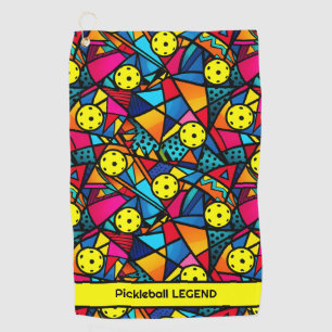 Customizable Energetic  Pickleball Flow Golf Towel