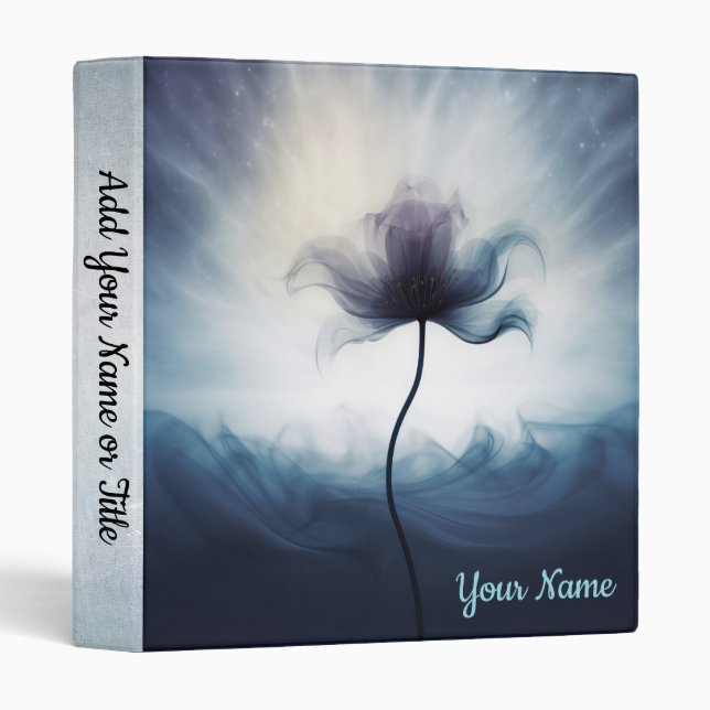 Customizable Ethereal Flower Binder (Front/Spine)
