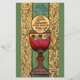 Customizable Eucharist card, multi-use
