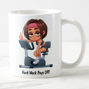 Customizable Exercise Bike Workout Coffee Mug