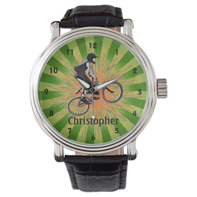 Customizable Extreme Biker Design Watch (Front)