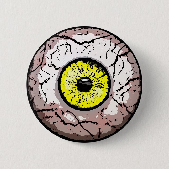 Customizable Eyeball -Button 2 Inch Round Button (Front)