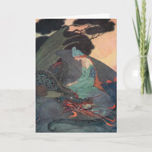 customizable faerie notecard, Elenore Abbott art Card