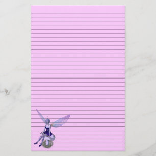 Customizable Fairy Stationery - optional lines
