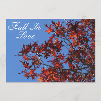 Customizable Fall Invitation