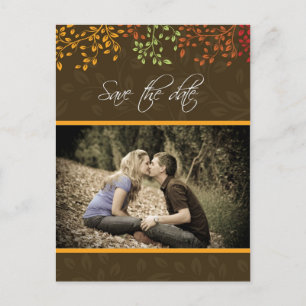 Customizable Fall Save the Date Wedding Invitation