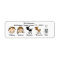 Customizable Family 2 Dogs, 1 Cat Address Labels