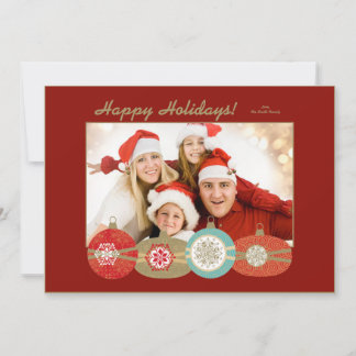 Customizable Family Christmas Photo Card
