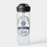 Customizable Family Cruise Water Bottle<br><div class="desc">This family sails together. Press "Customize" to change the family name and year</div>