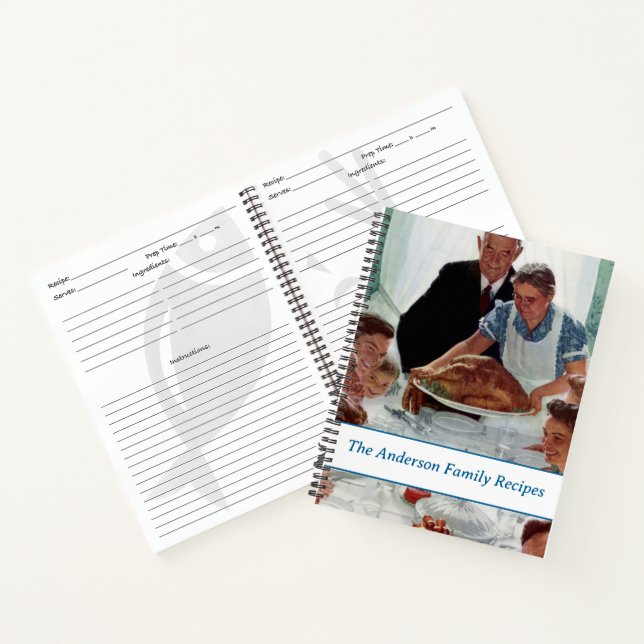 Customizable Family Recipe Book (Inside)