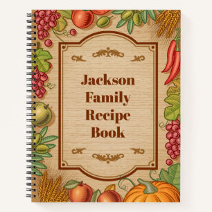 Customizable Family Recipe Book