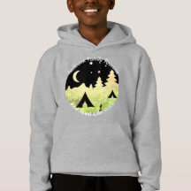 Customizable family reunion camping scene