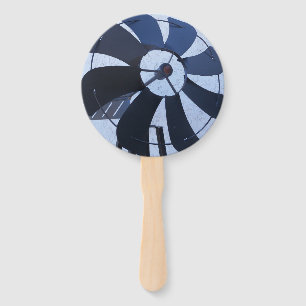 Customizable fan with black wind mill blades