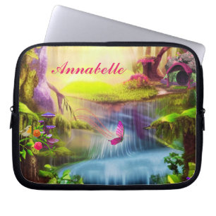 Customizable Fantasy Forest Laptop Sleeve