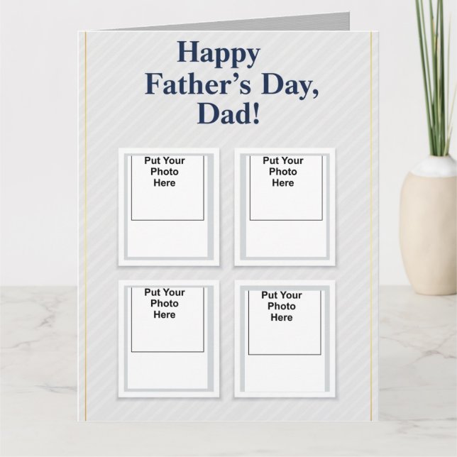 Customizable Father’s Day Card | Personalized for  (Front)