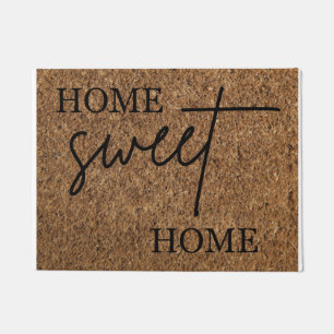Customizable Faux Coir Home Sweet Home Doormat
