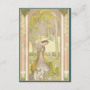 Customizable Feminine Art Deco Invitation
