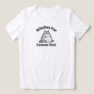 Customizable Feminist Gift Funny Cat Lover Mom Tri-Blend Shirt